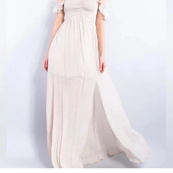 Aakaa Blue and White Floral Dress - Picture 6 of 6